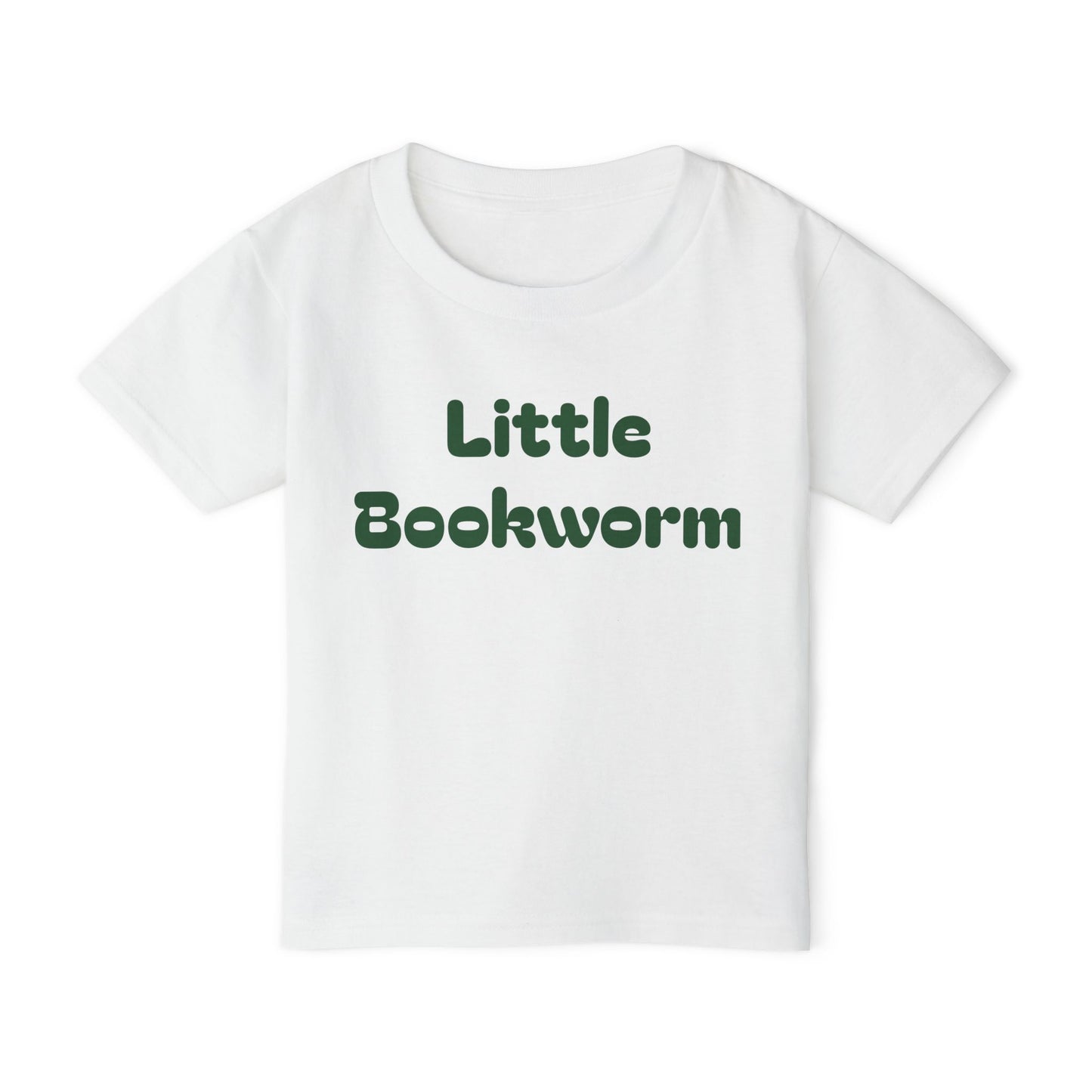 Adorable Toddler T-Shirt Featuring 'Little Bookworm' Design
