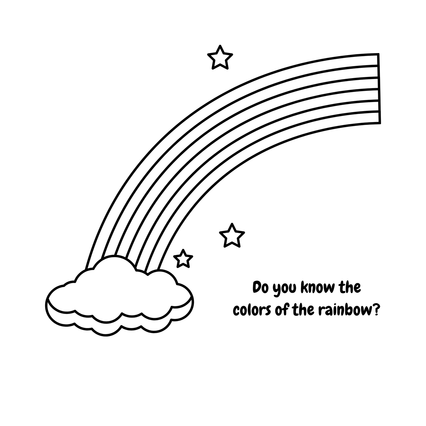 Rainbow Colors - Paperback