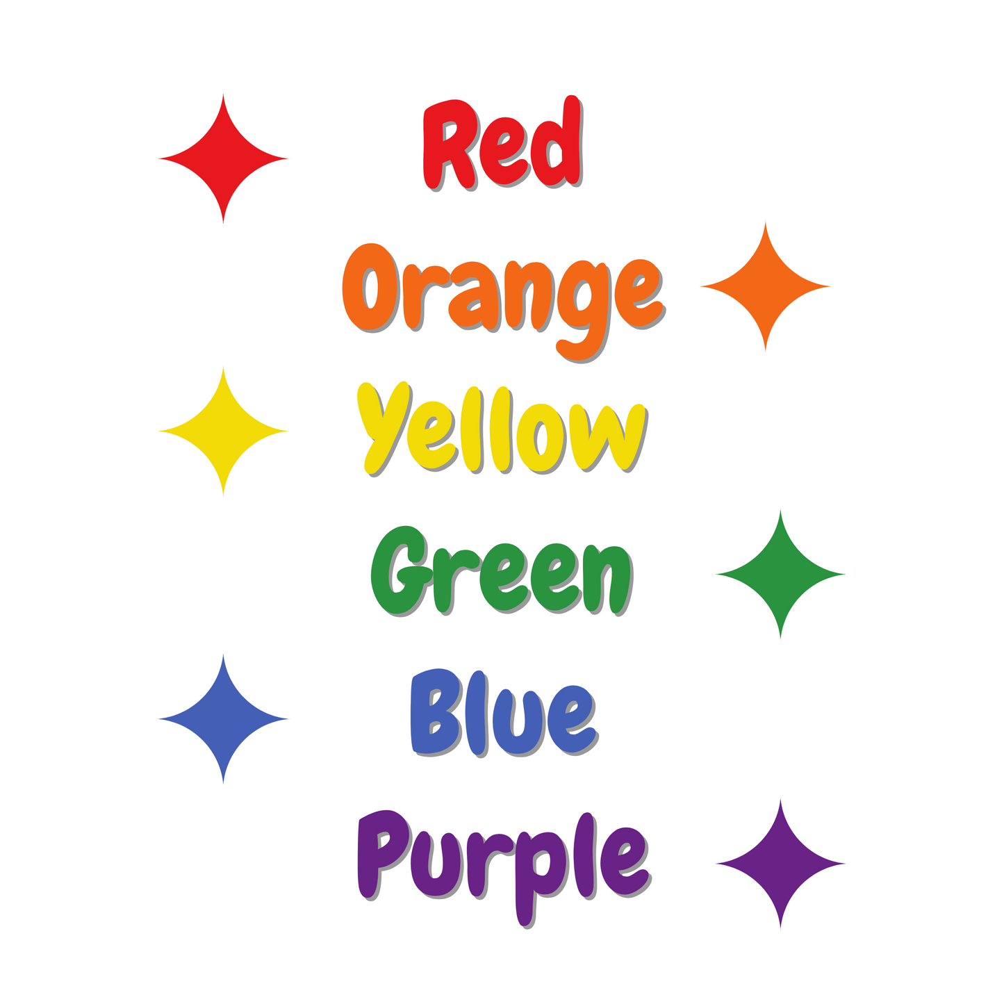 Rainbow Colors - Paperback