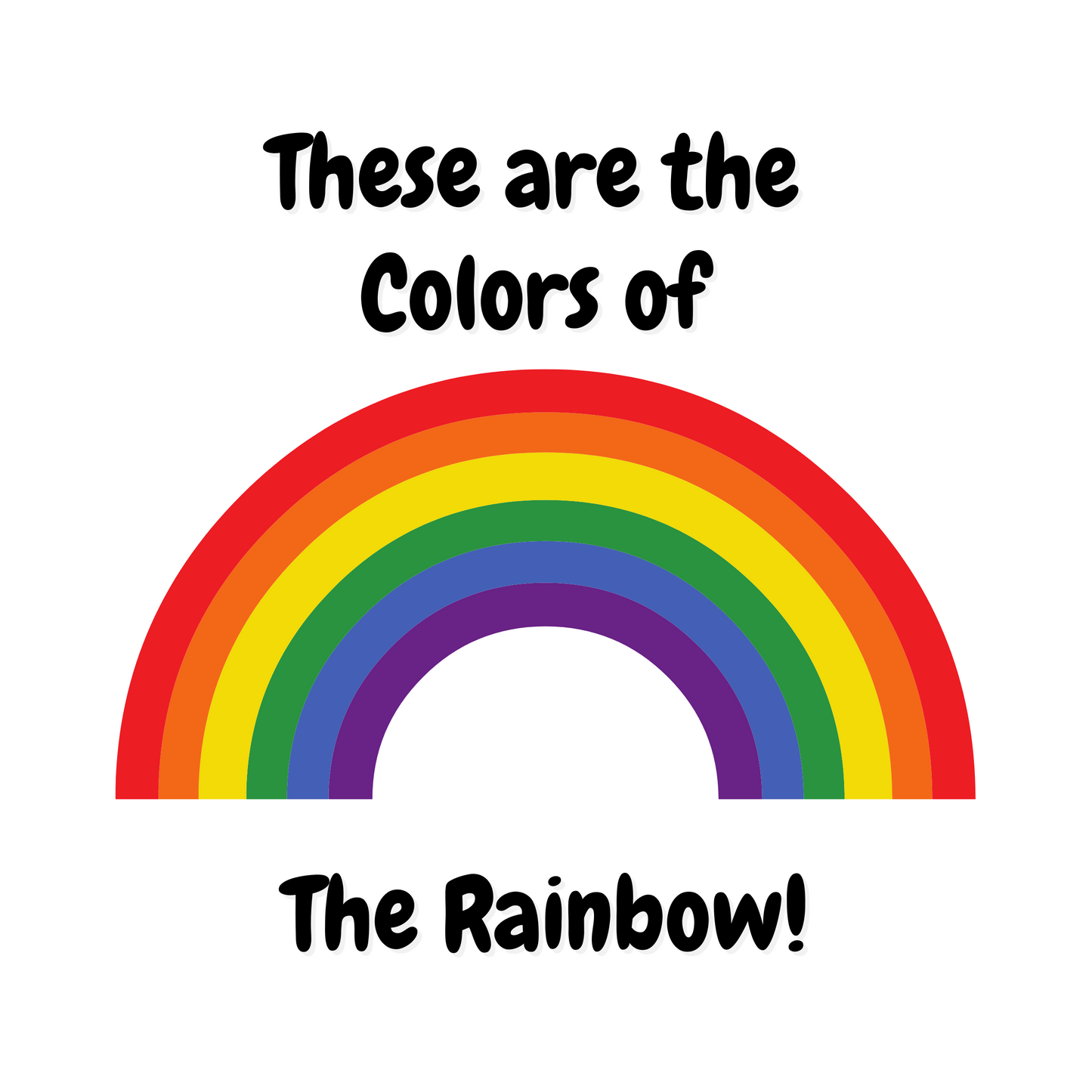 Rainbow Colors - Paperback