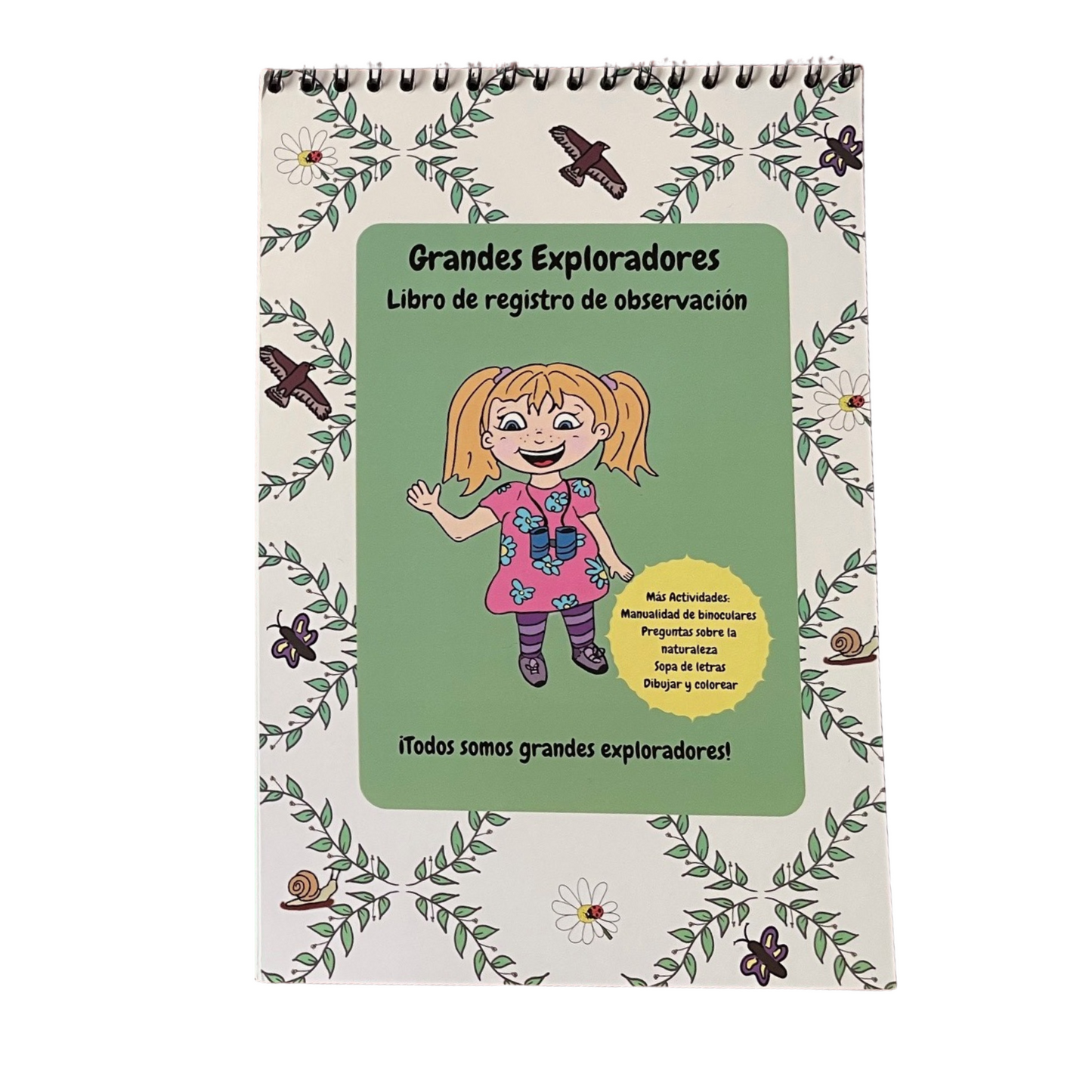 Grandes Exploradores Bundle (Paperback book and spiral log book)