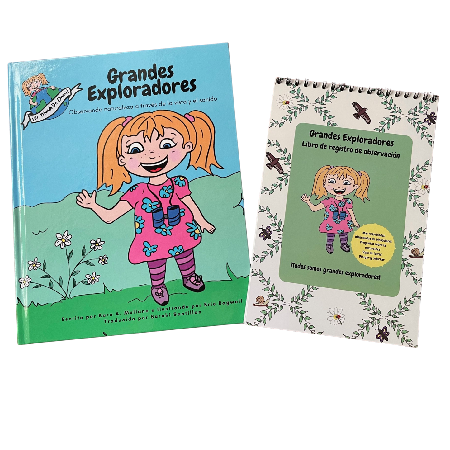 Grandes Exploradores Bundle (Hardcover book and spiral paperback log book)