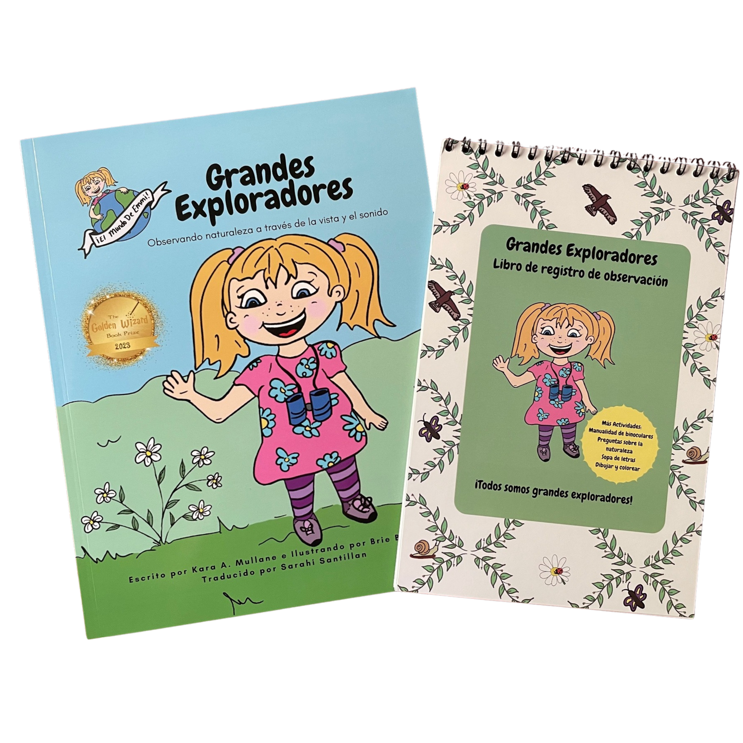 Grandes Exploradores Bundle (Paperback book and spiral log book)