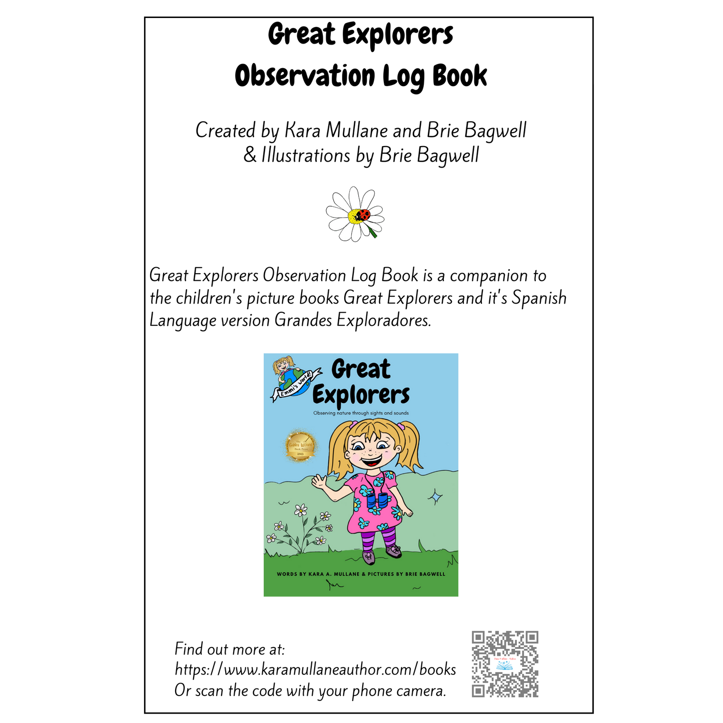 Great Explorers Bundle (Paperback book and spiral log book)