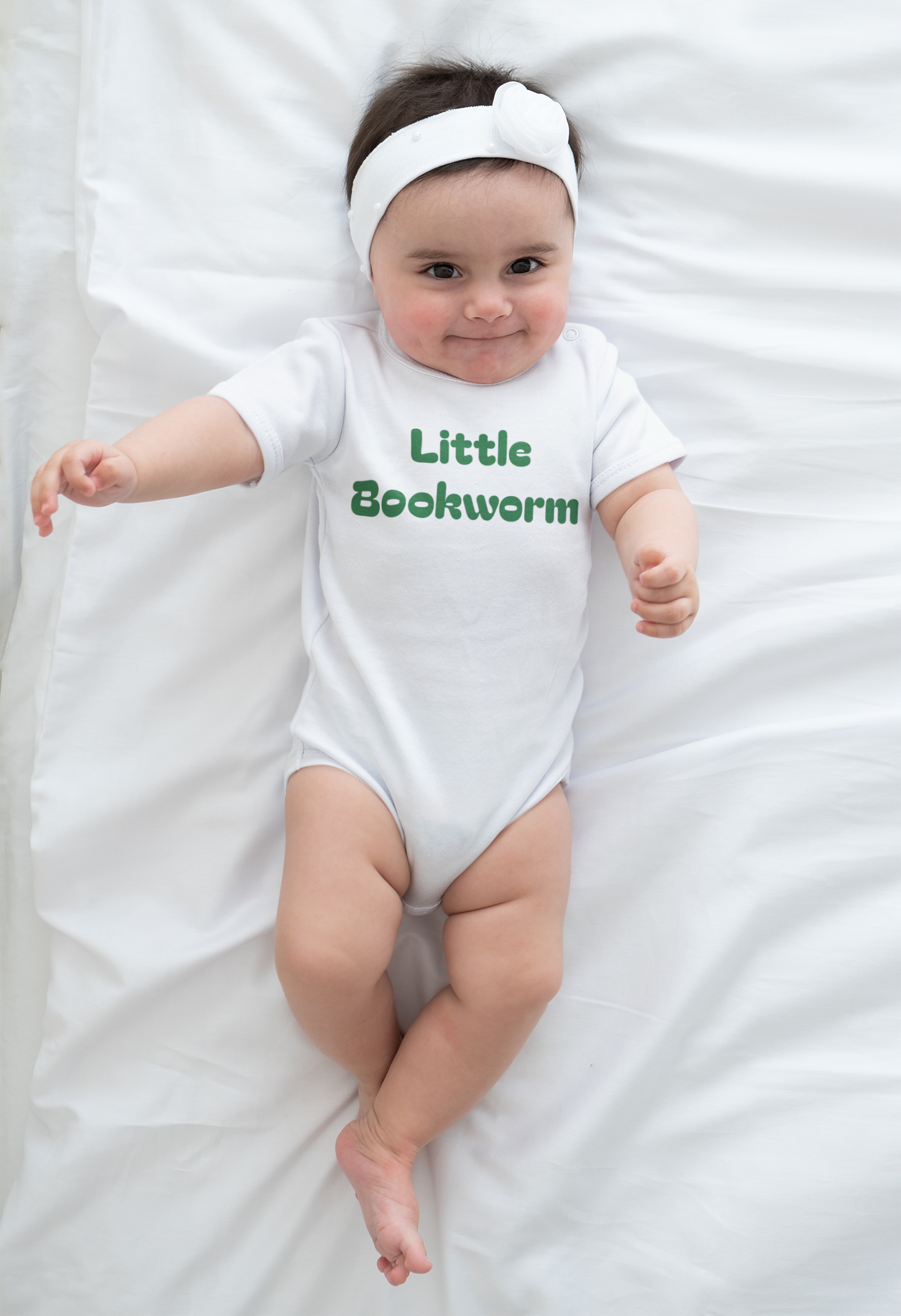 Cute Little Bookworm Infant Bodysuit - One Size - 12 month old