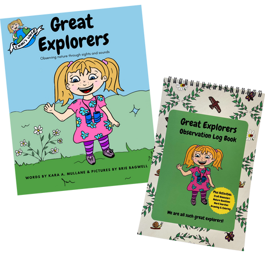 Great Explorers Bundle (Paperback book and spiral log book)
