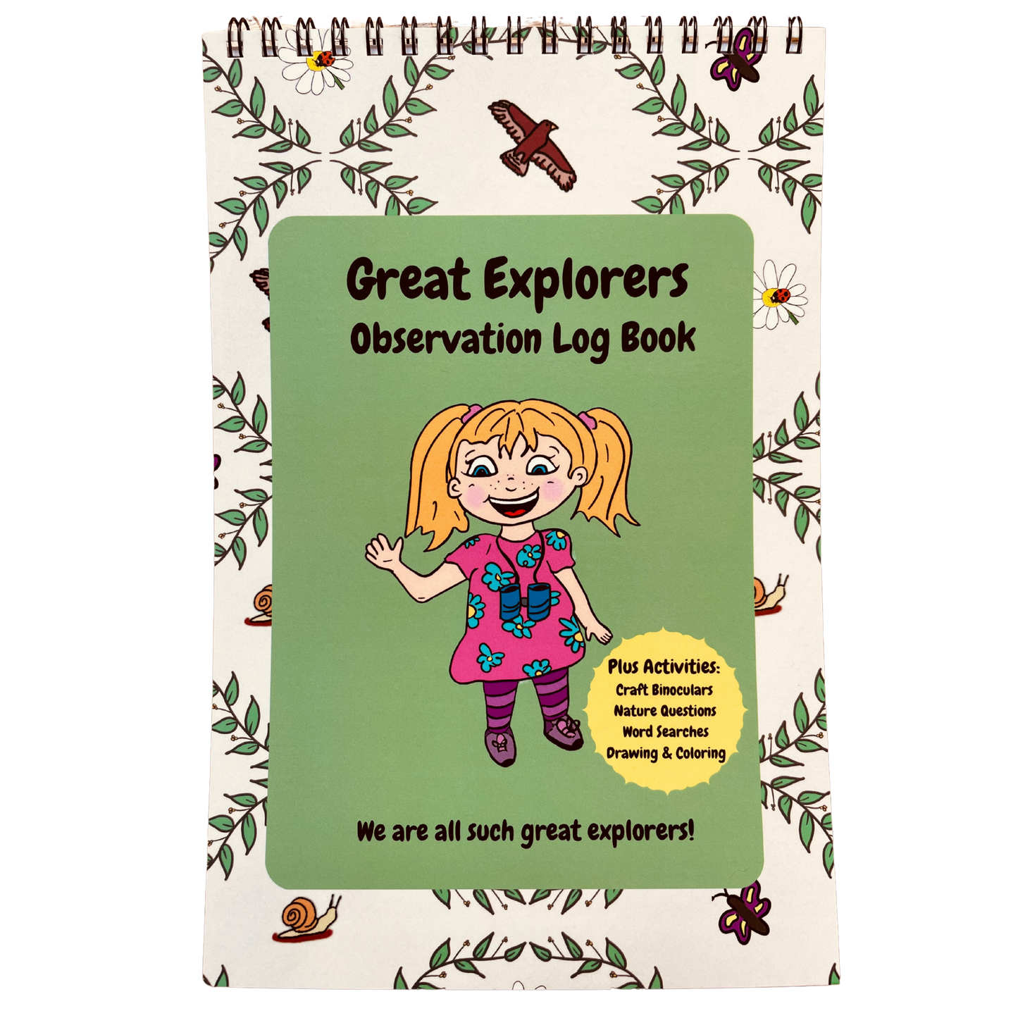 Great Explorers Observation Log Book (Also in Spanish Language)