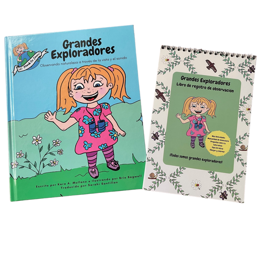 Grandes Exploradores Bundle (Hardcover book and spiral paperback log book)