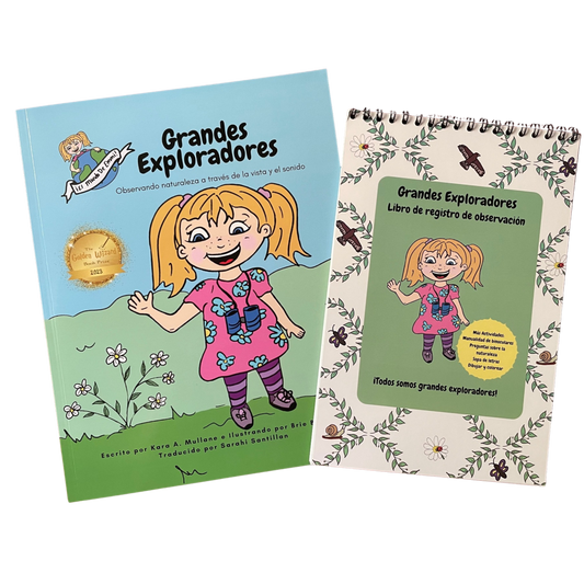 Grandes Exploradores Bundle (Paperback book and spiral log book)