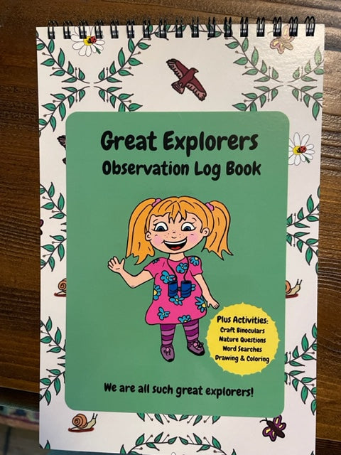 Great Explorers Observation Log Book
