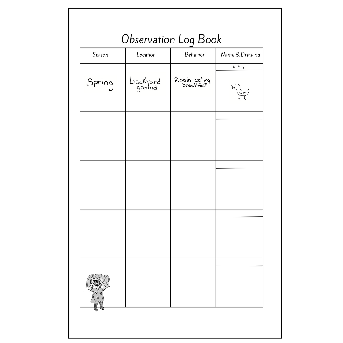 Great Explorers Observation Log Book (Also in Spanish Language)